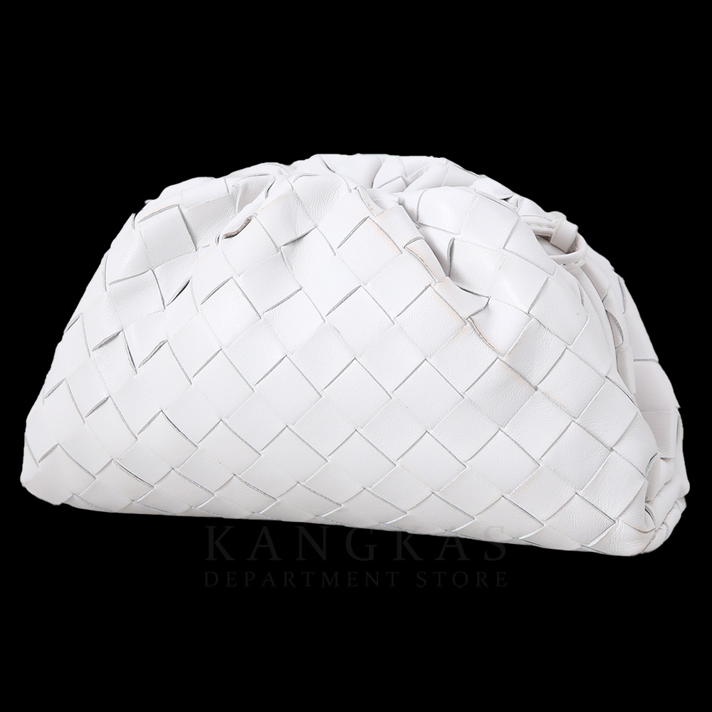 BOTTEGA VENETA(USED)보테가베네타 인트레치아토 위빙 미니 파우치겸 크로스백